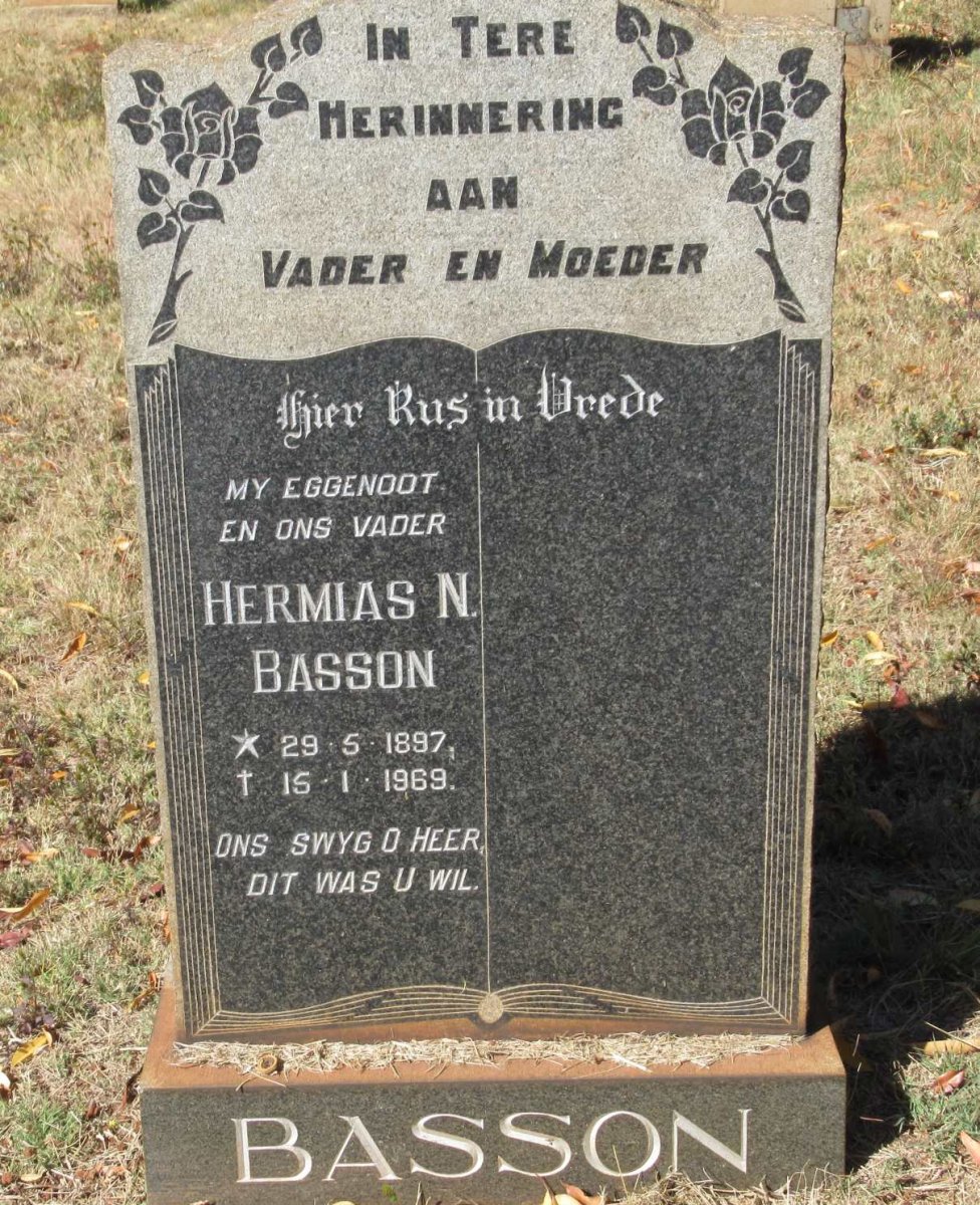BASSON Hermias N. 1897-1969 