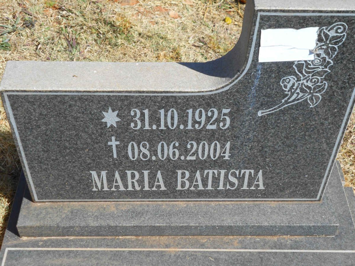 BATISTA Maria 1925-2004