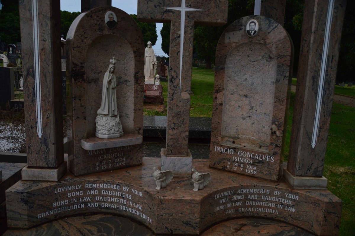 BAETA Inacio Goncalves 1914-1988 &amp; Maria Eugenia 1924-2002
