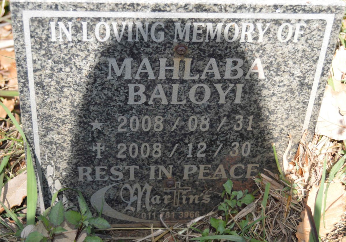 BALOYI Mahlaba 2008-2008