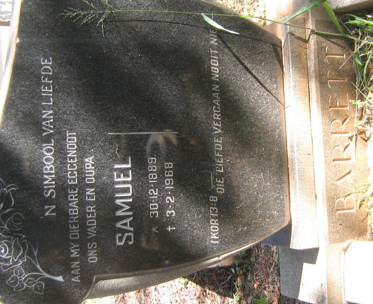 BARRETT Samuel 1889-1968