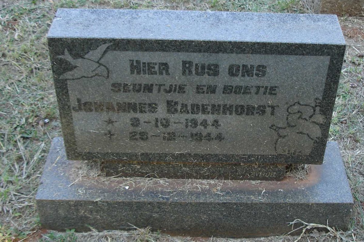 BADENHORST Johannes 1944-1944