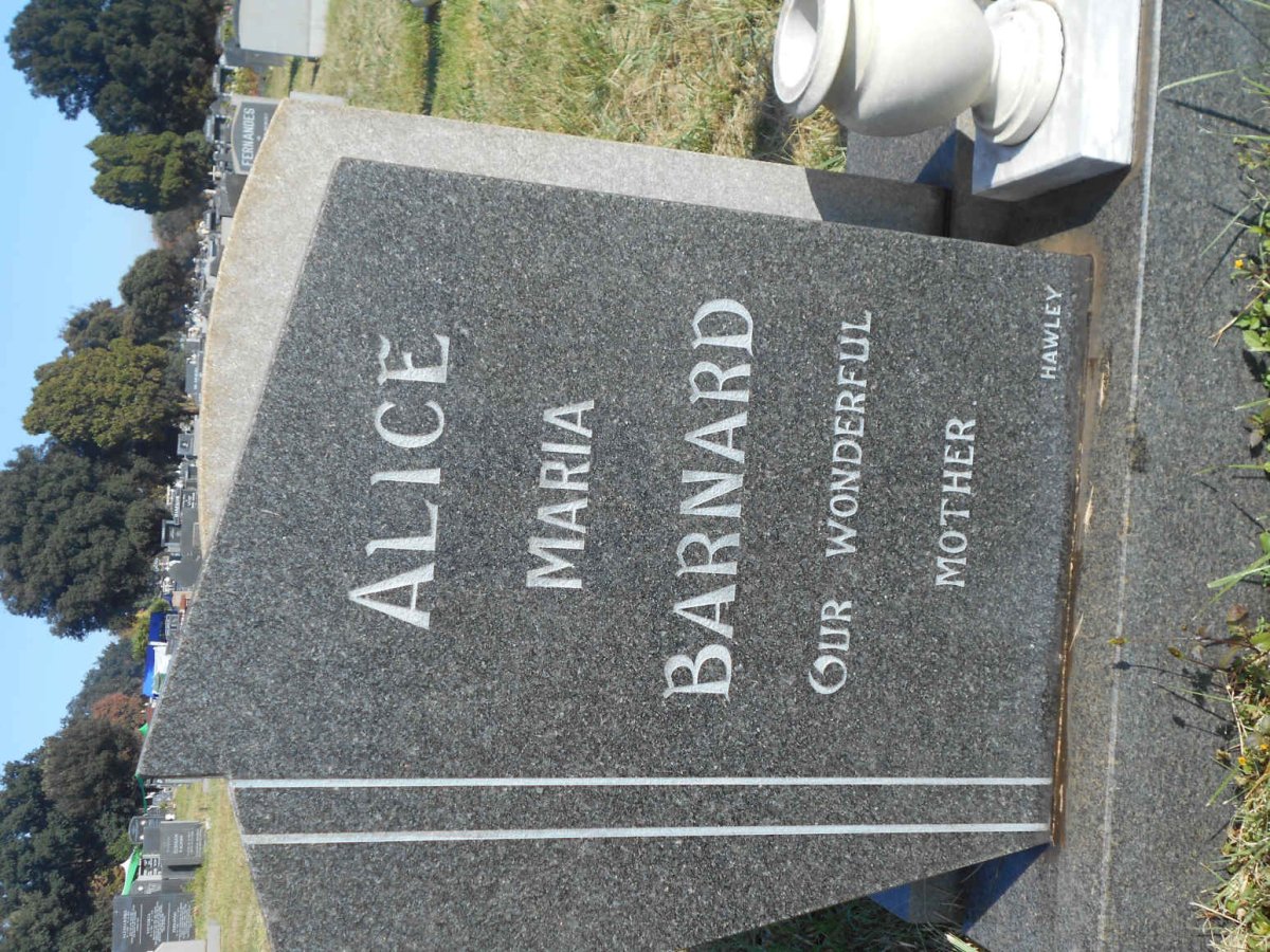 BARNARD Alice Maria