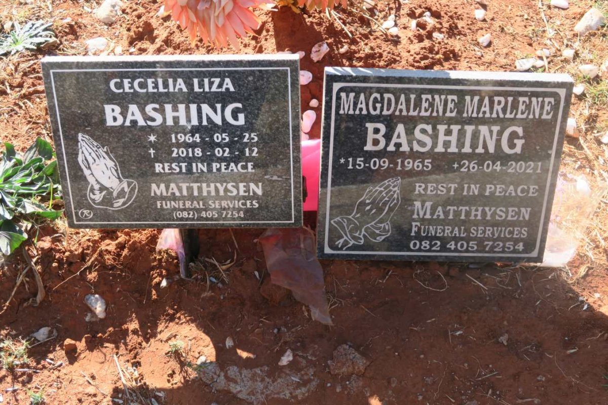 BASHING Cecelia Liza 1964-2018 :: BASHING Magdalene Marlene 1965-2021