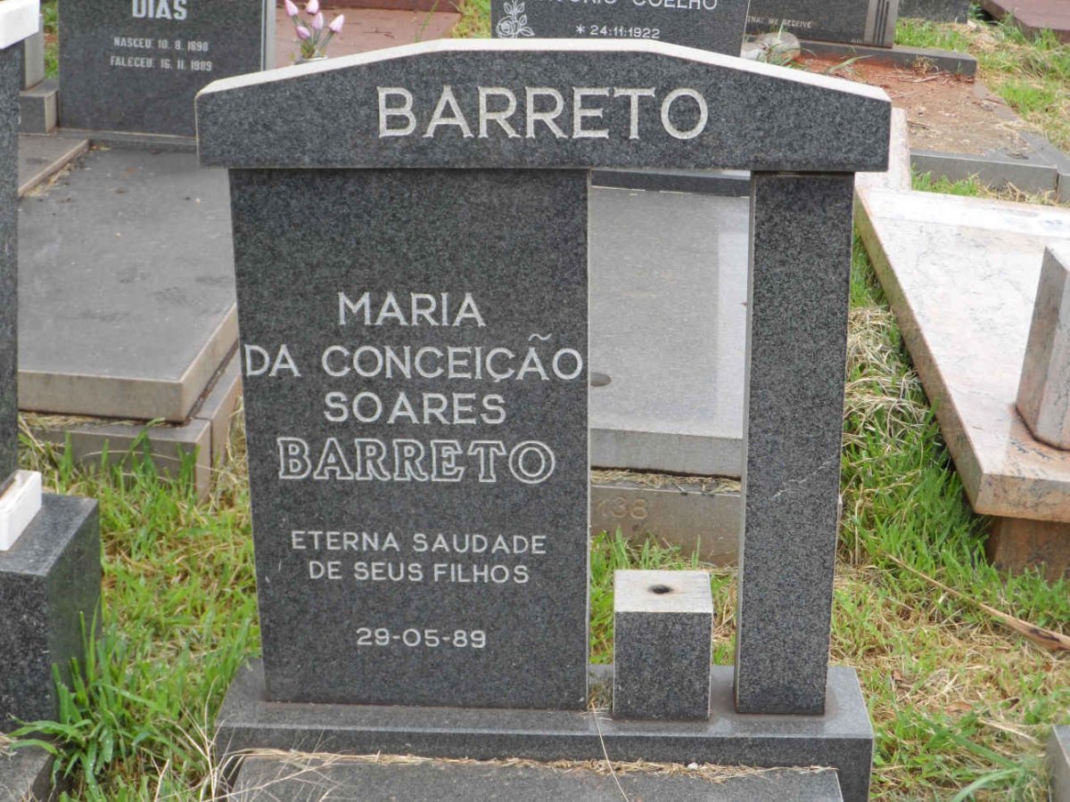 BARRETO Maria da Conceição Soares -1989
