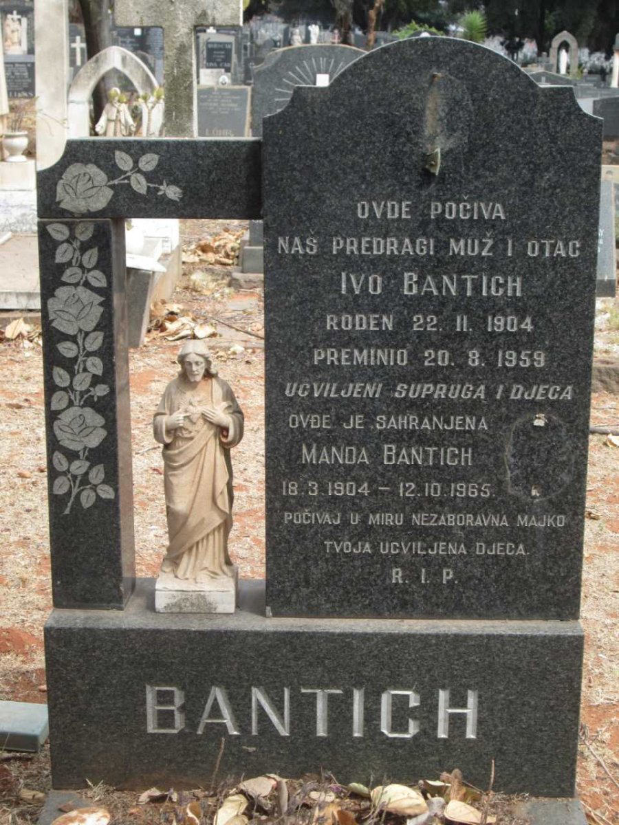 BANTICH Ivo 1904-1959 &amp; Manda 1904-1965