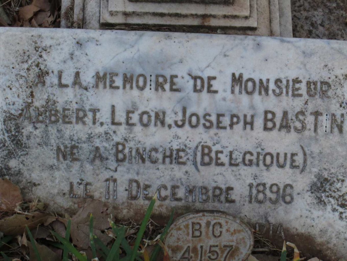 BASTIN Albert Leon Joseph 1896-1944