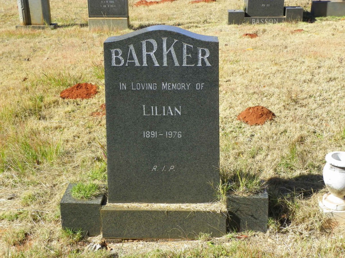 BARKER Lilian 1891-1976