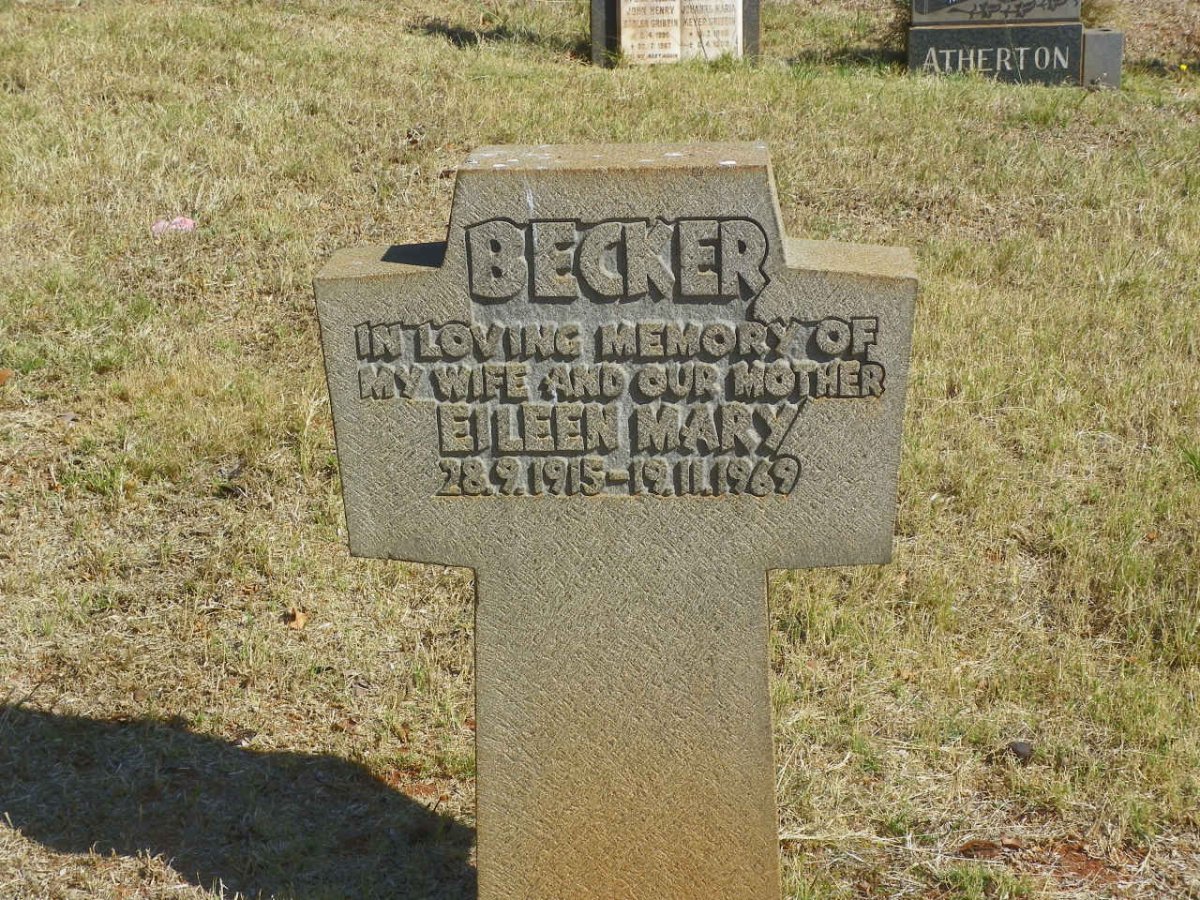BECKER Eileen Mary 1915-1969
