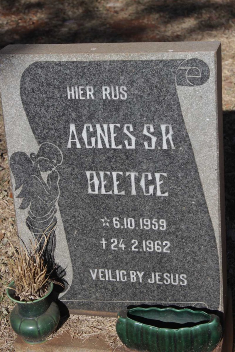 BEETGE Agnes S.R. 1959-1962