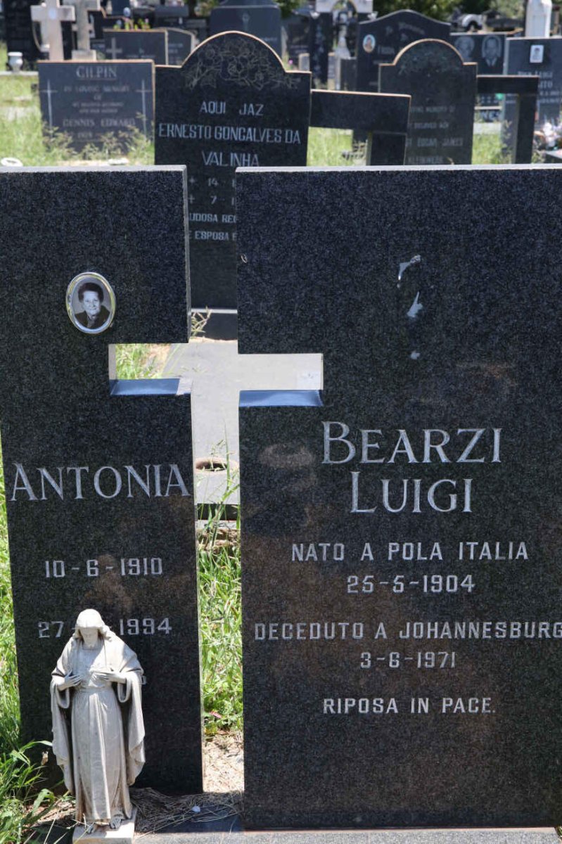 BEARZI Luigi 1904-1971 &amp; Antonia 1910-1994