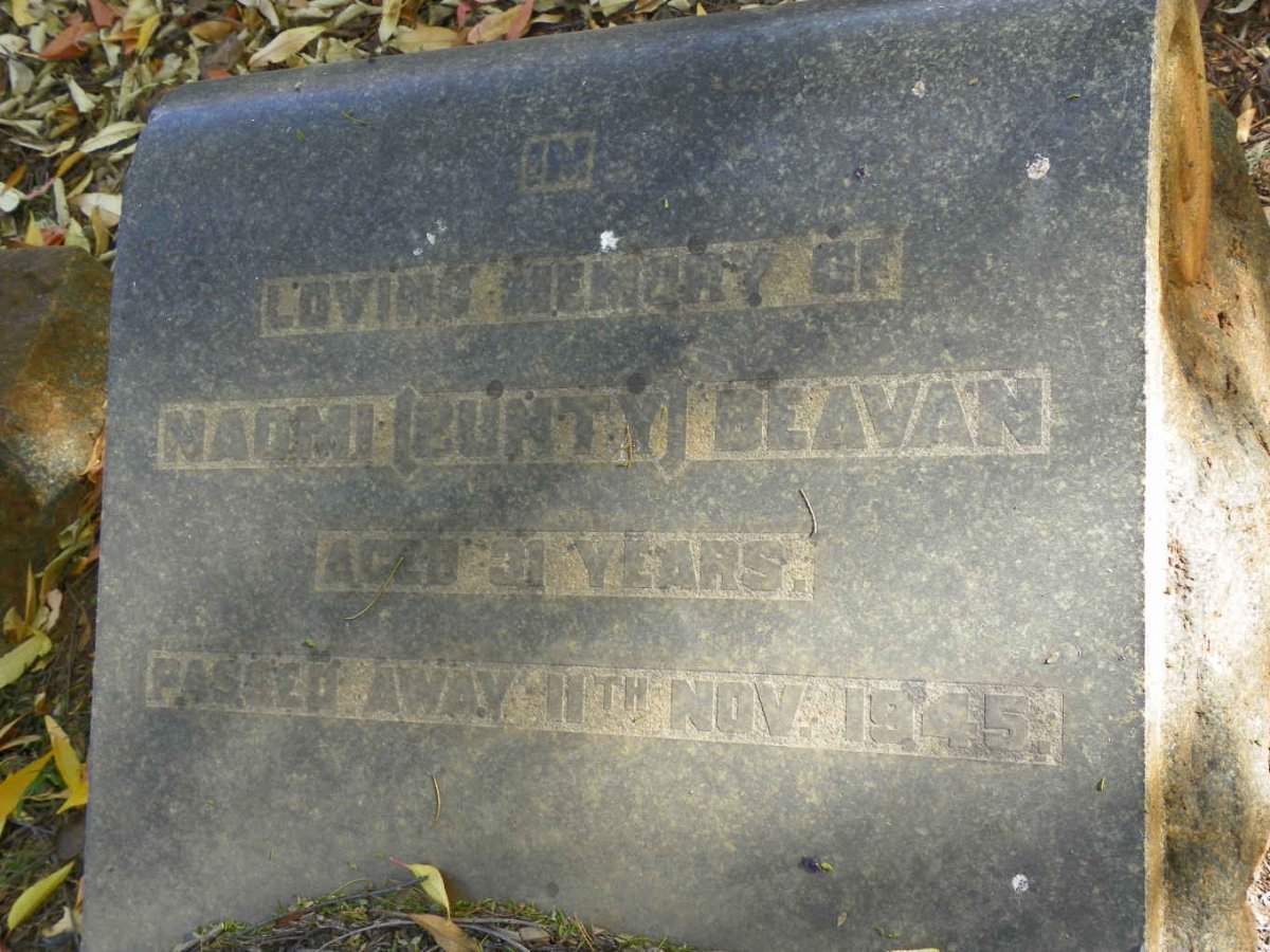 BEAVAN Naomi -1945