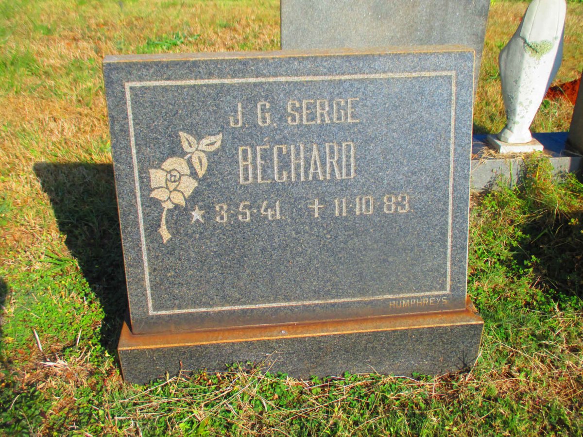 BECHARD J.G. Serge 1941-1983