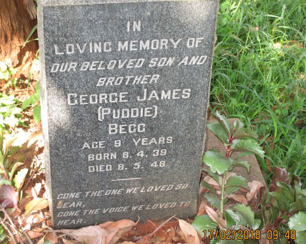 BEGG George James 1939-1948