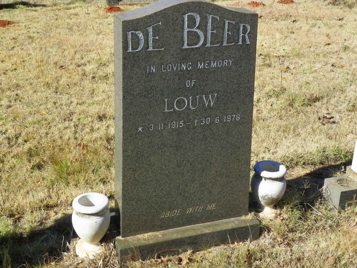 BEER Louw, de 1915-1976