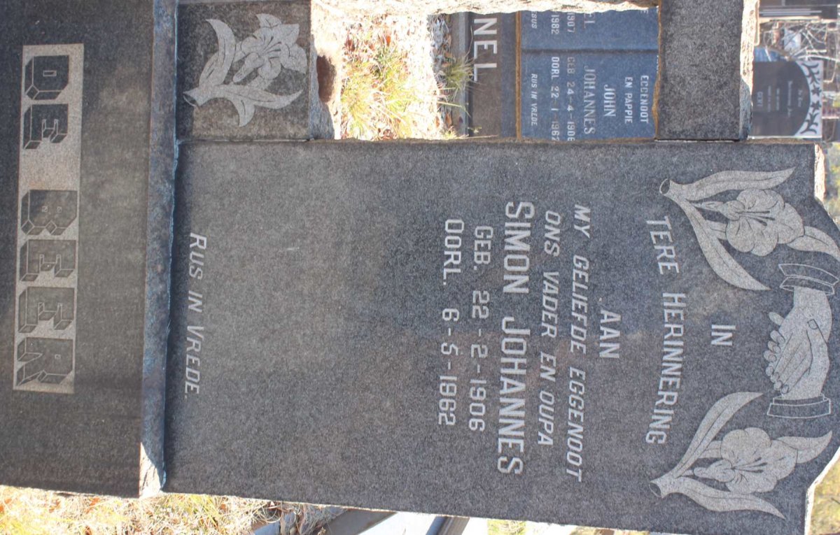 BEER Simon Johannes, de 1906-1962