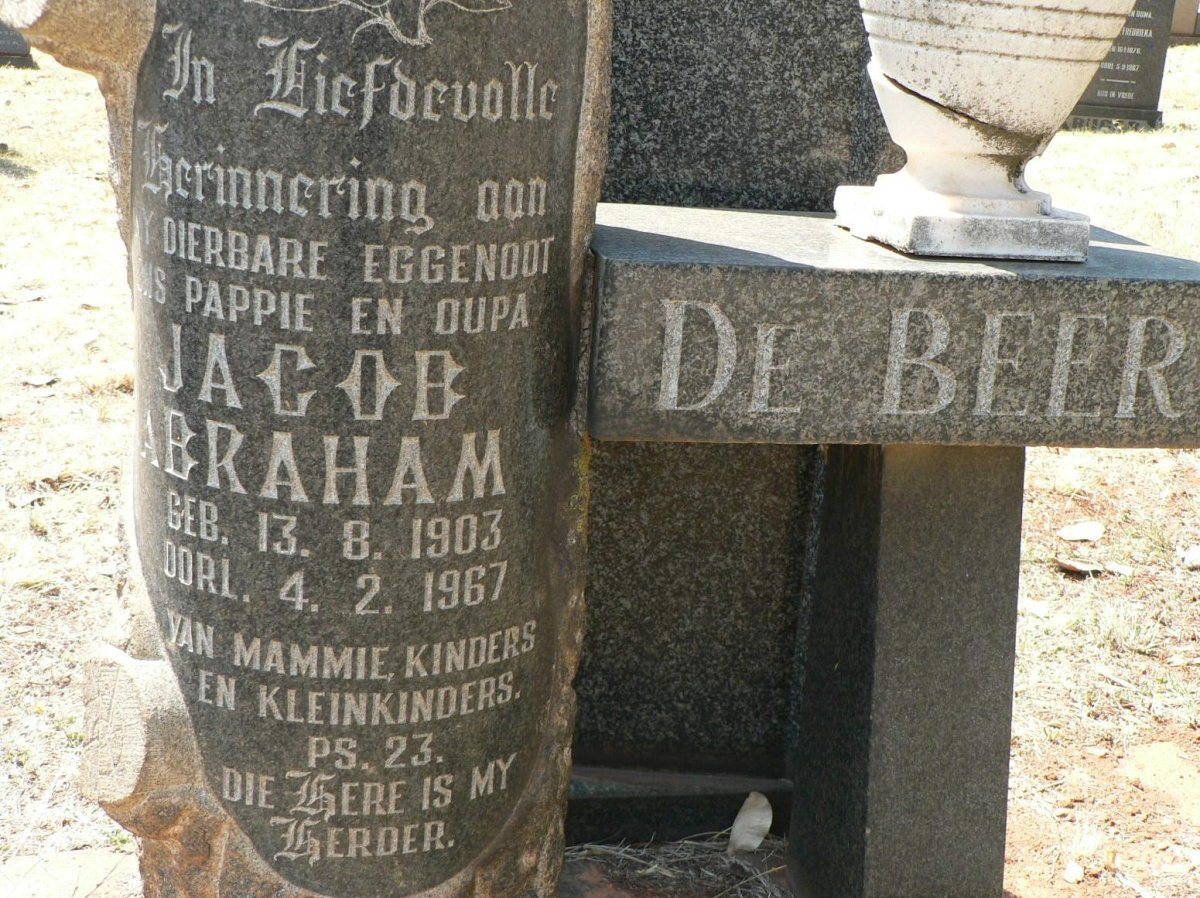 BEER Jacob Abraham, de 1903-1967