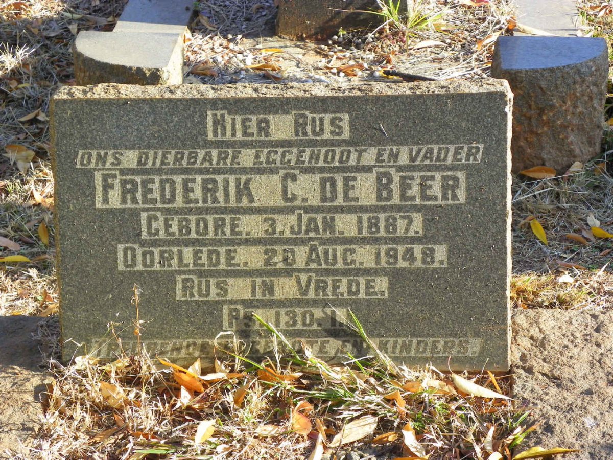 BEER Frederik C., de 1887-1948