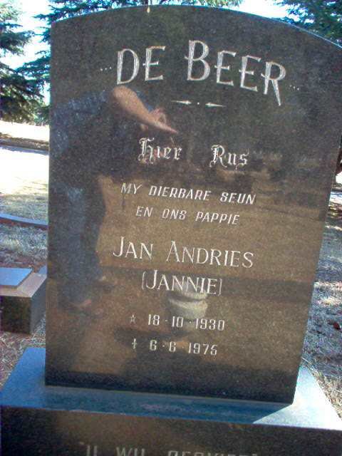 BEER Jan Andries, de 1930-1975