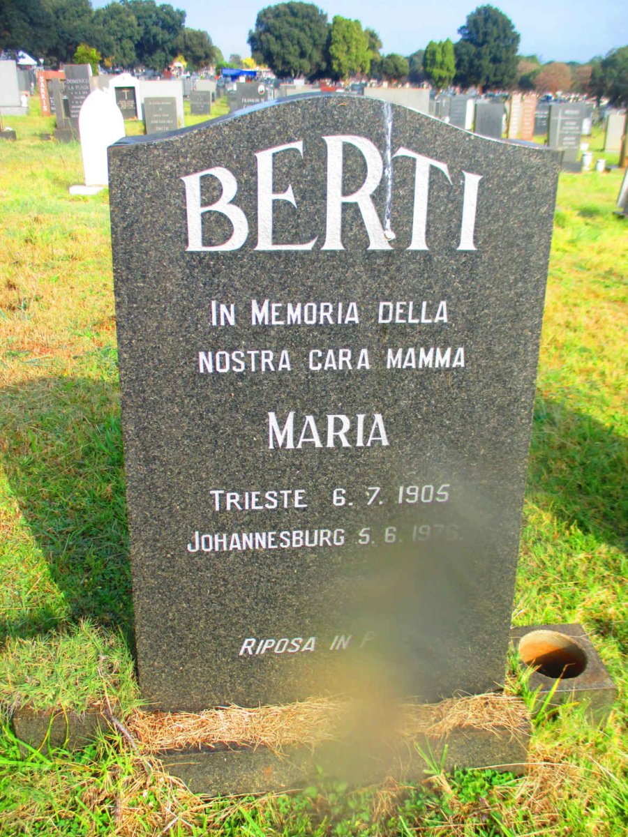 BERTI Maria 1905-1976