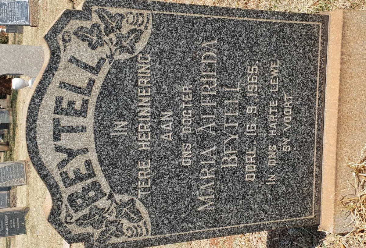 BEYTELL Maria Alfrieda -1965