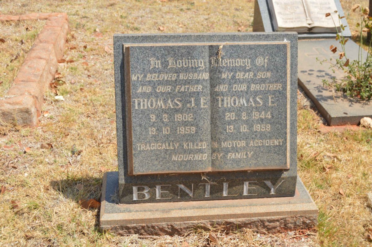 BENTLEY Thomas J.E. 1902-1958 :: BENTLEY Thomas E. 1944-1958