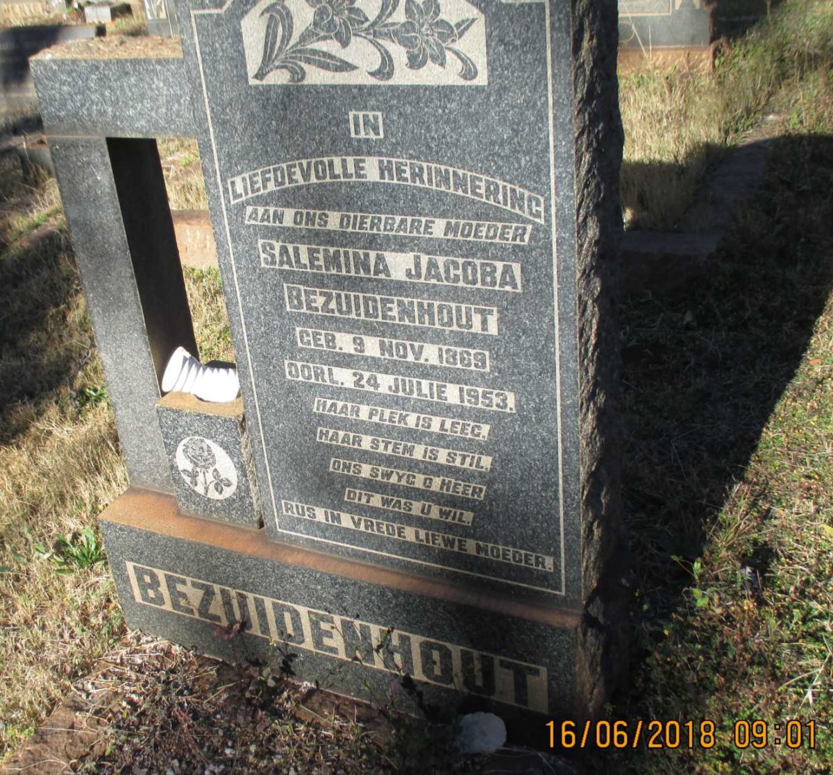 BEZUIDENHOUT Salemina Jacoba 1869-1953