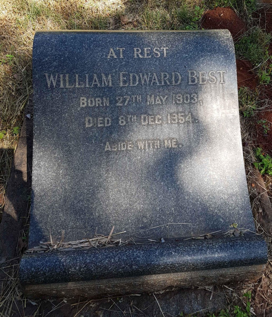 BEST William Edward 1903-1954