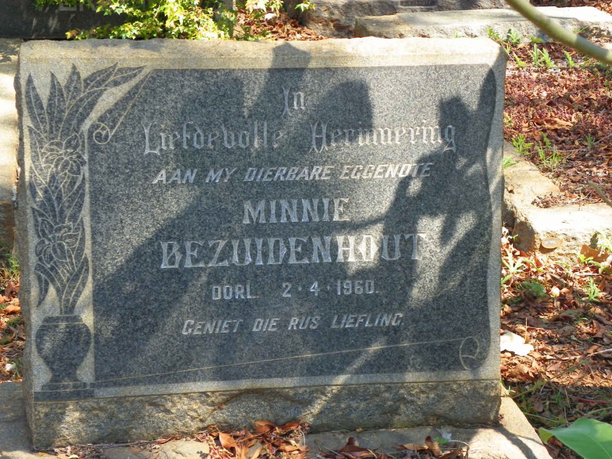 BEZUIDENHOUT Minnie -1960