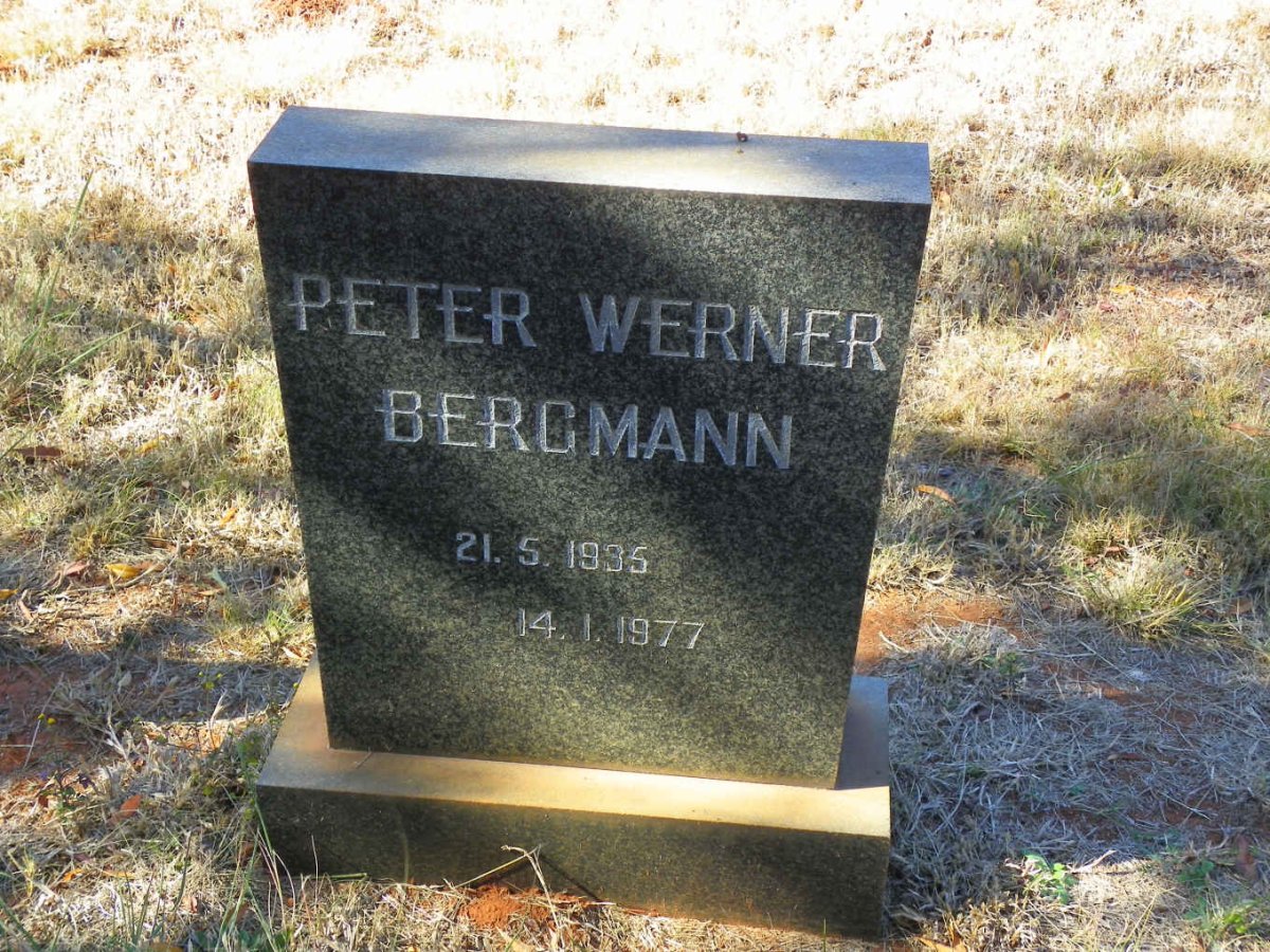 BERGMANN Peter Werner 1935-1977