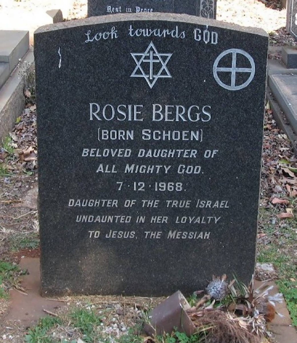 BERGS Rosie nee SCHOEN -1968