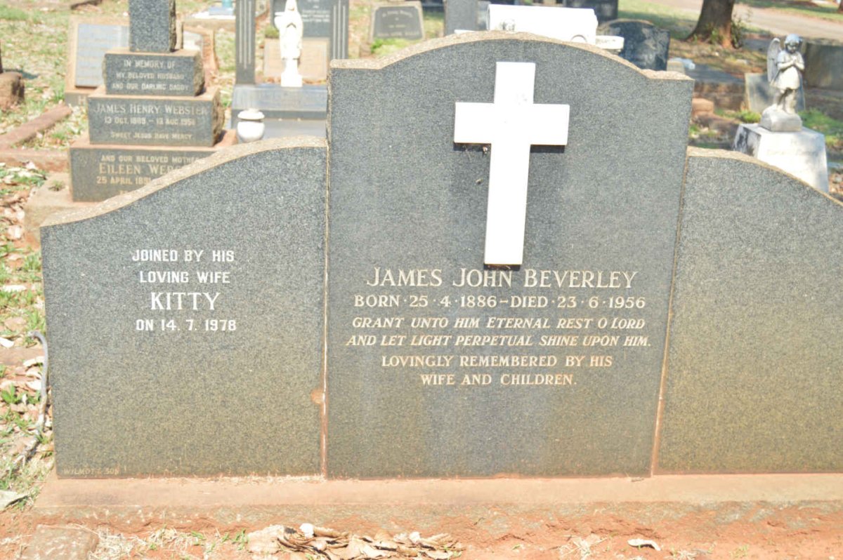 BEVERLEY James John 1886-1956 &amp; Kitty -1978