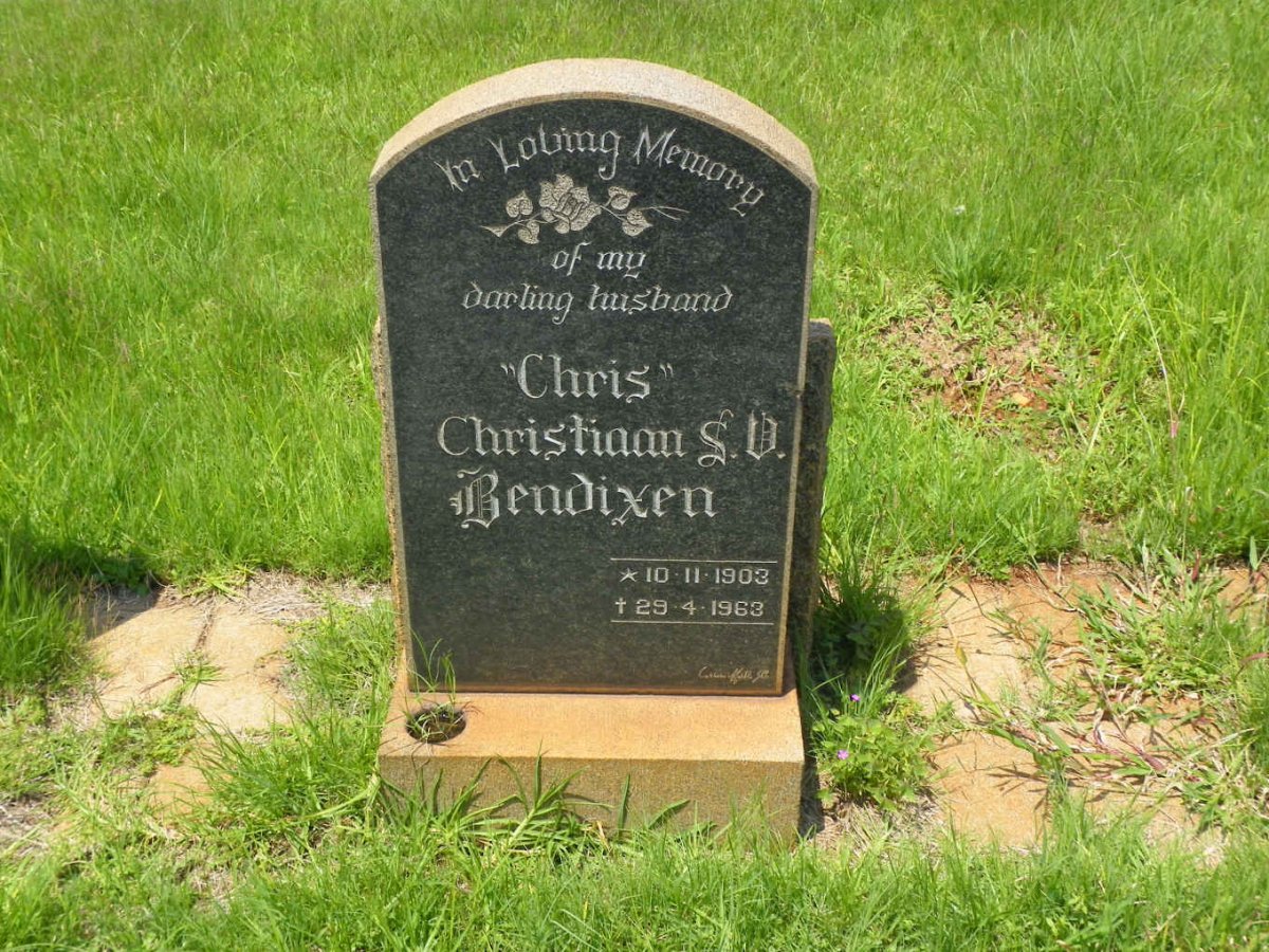 BENDIXEN Christiaan V. 1903-1963