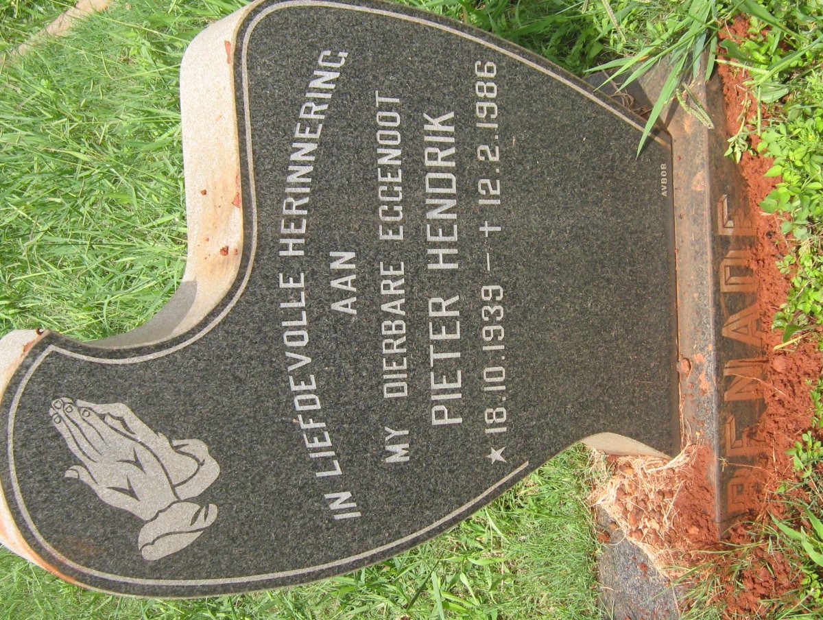 BENADE Pieter Hendrik 1939-1986