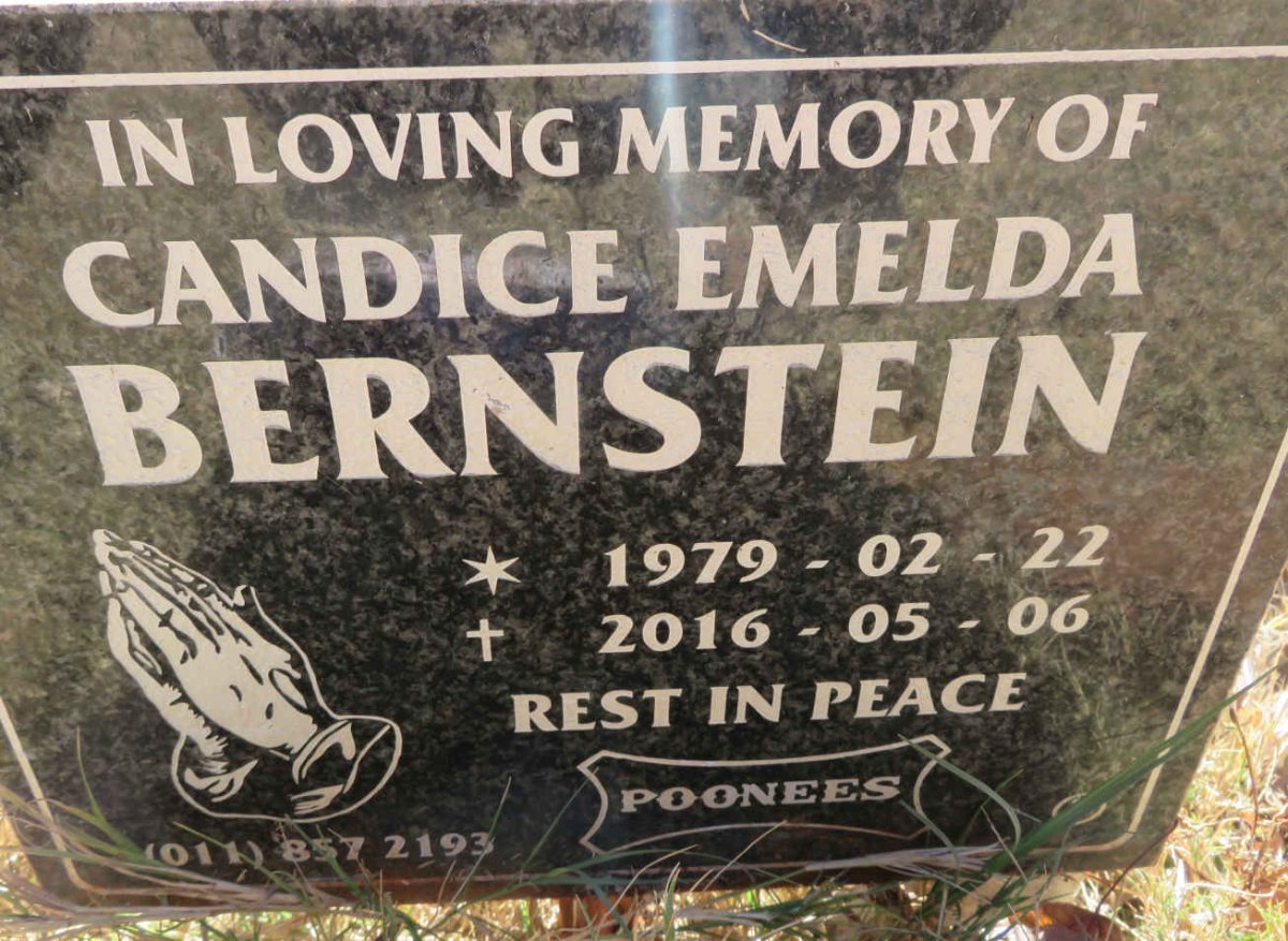 BERNSTEIN Candice Emelda 1979-2016