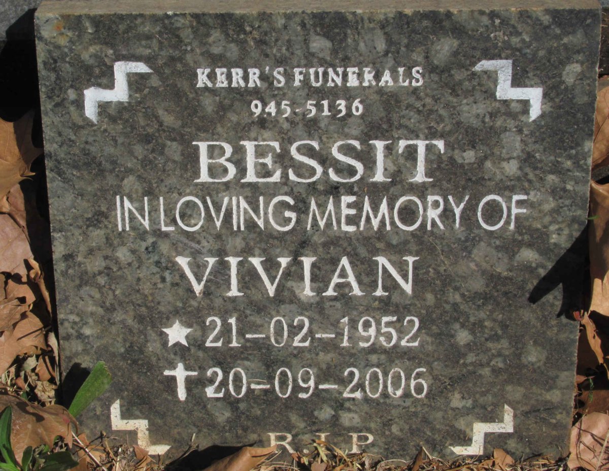 BESSIT Vivian 1952-2006