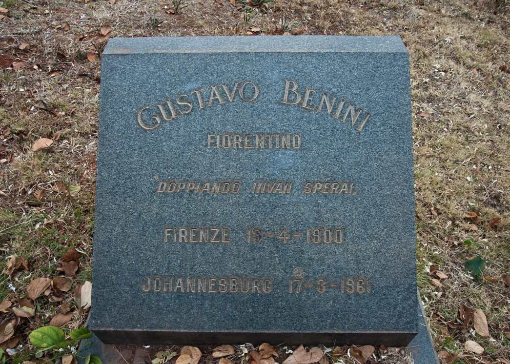 BENINI Gustavo 1900-1961