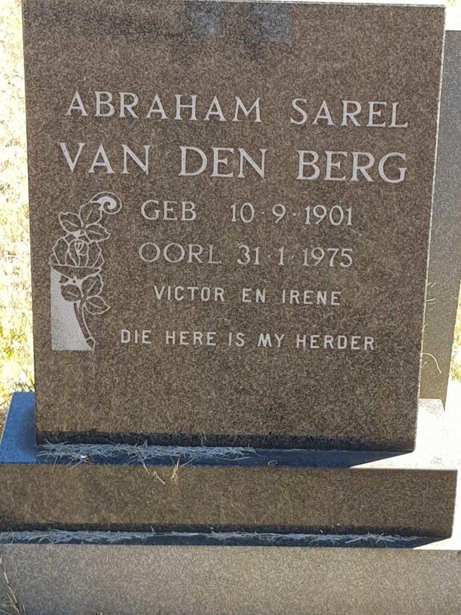 BERG Abraham Sarel, van den 1901-1975