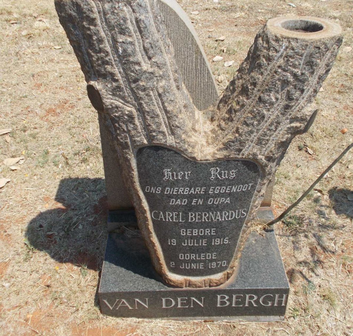 BERGH Carel Bernardus, van den 1915-1970
