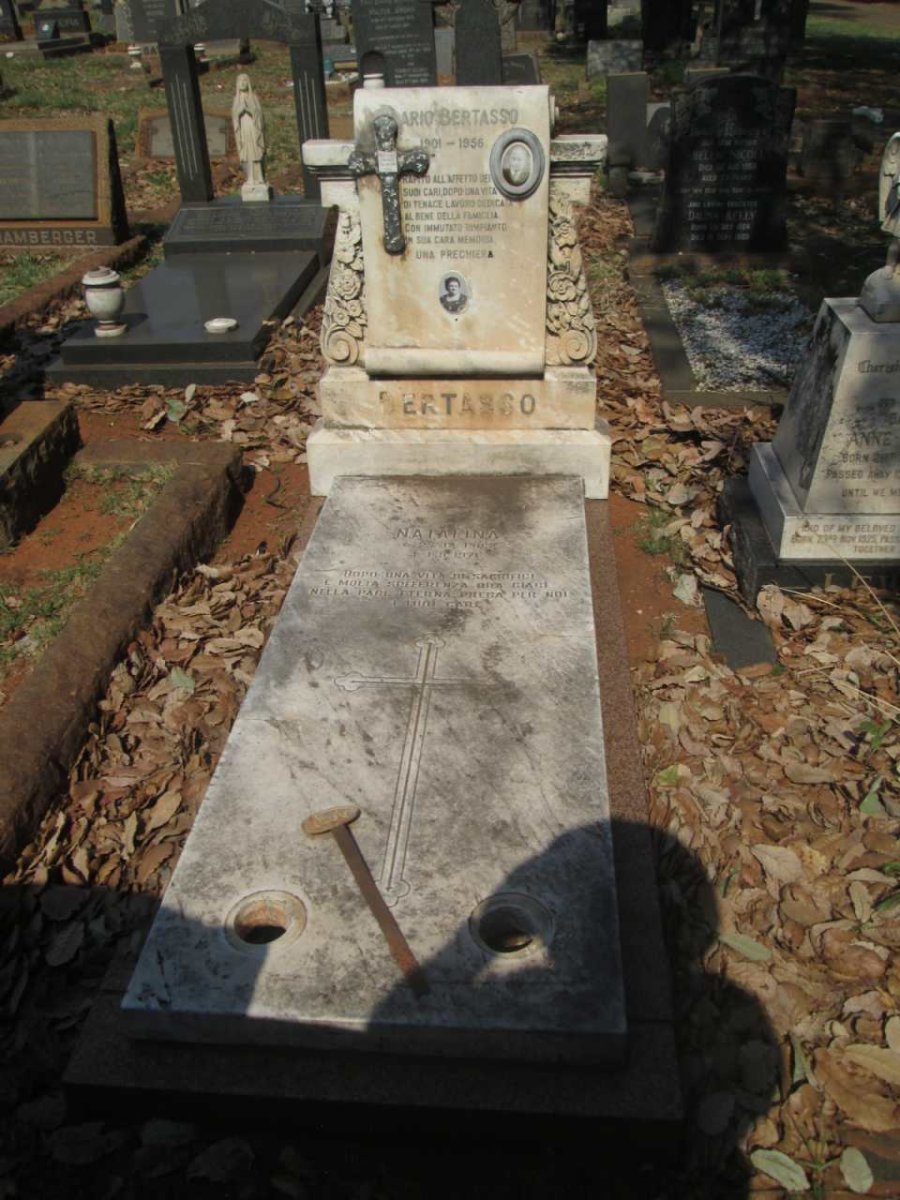 BERTASSO Ilavio Battista 1901-1956 &amp; Natalina 1903-1971
