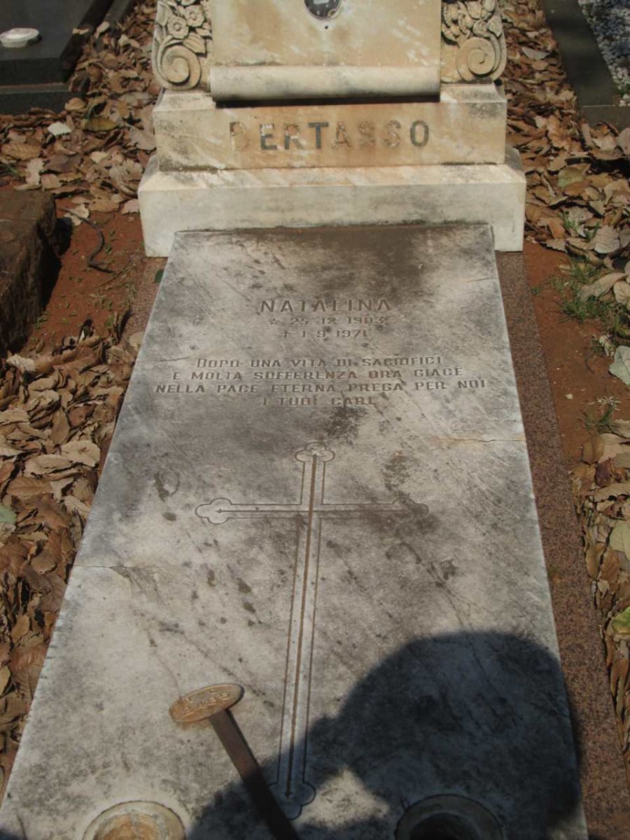 BERTASSO Illavio Battista 1901-1956 &amp; Natalina 1903-1971