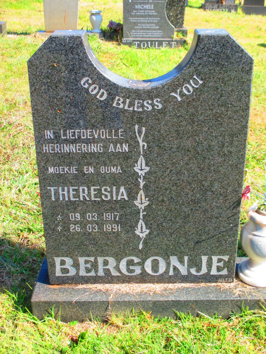 BERGONJE Theresia 1917-1991