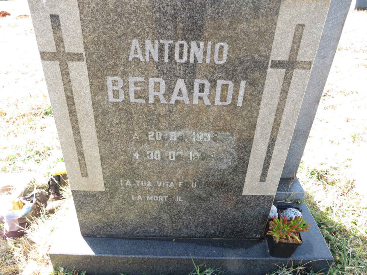BERARDI Antonio 1938-1994