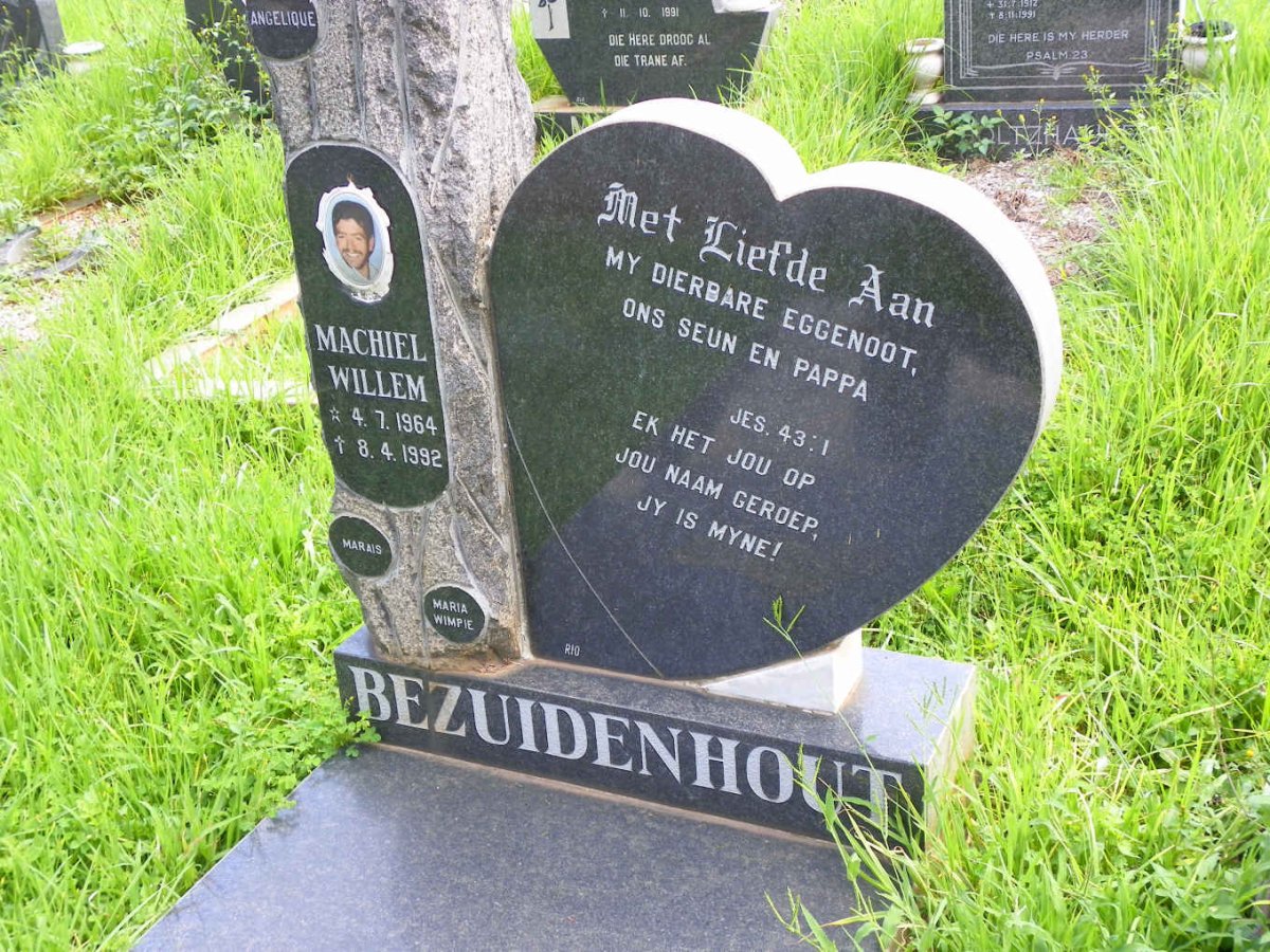 BEZUIDENHOUT Machiel Willem 1964-1992
