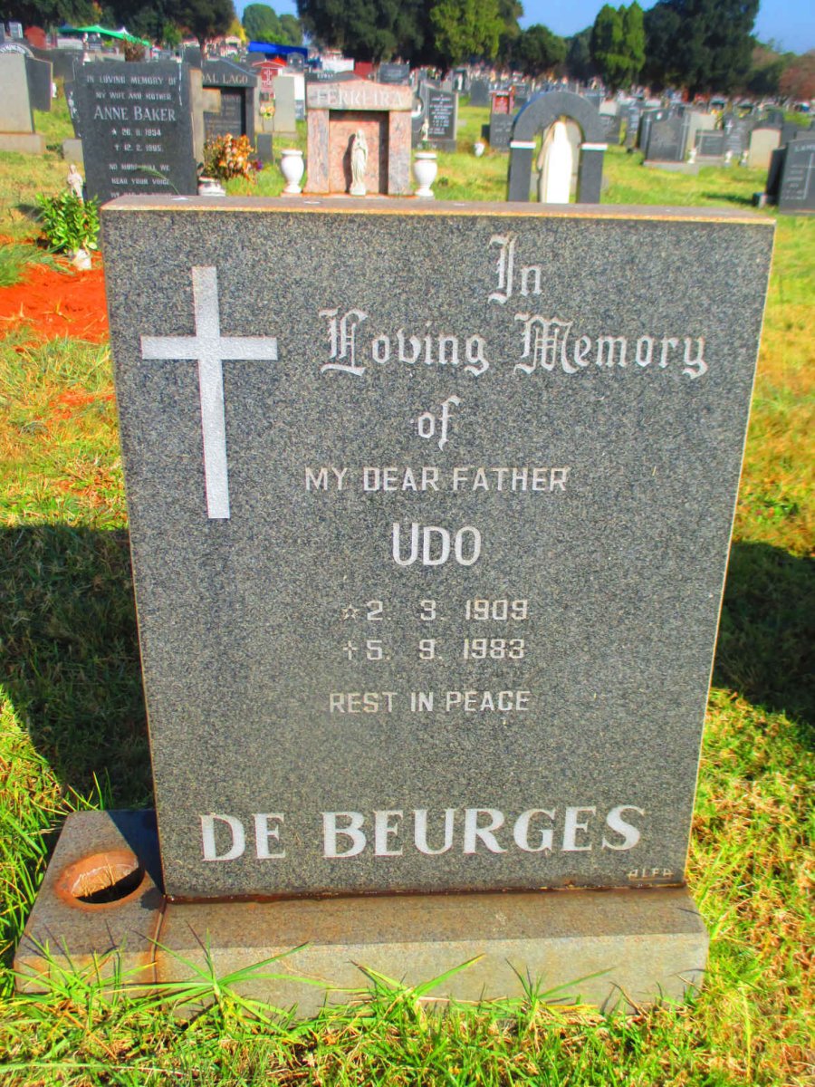 BEURGES Udo, de 1909-1983