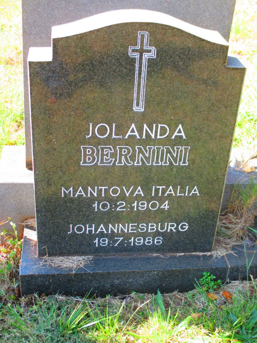 BERNINI Jolanda 1904-1986