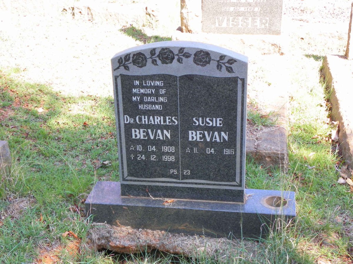 BEVAN Charles 1908-1998 &amp; Susie 1916-