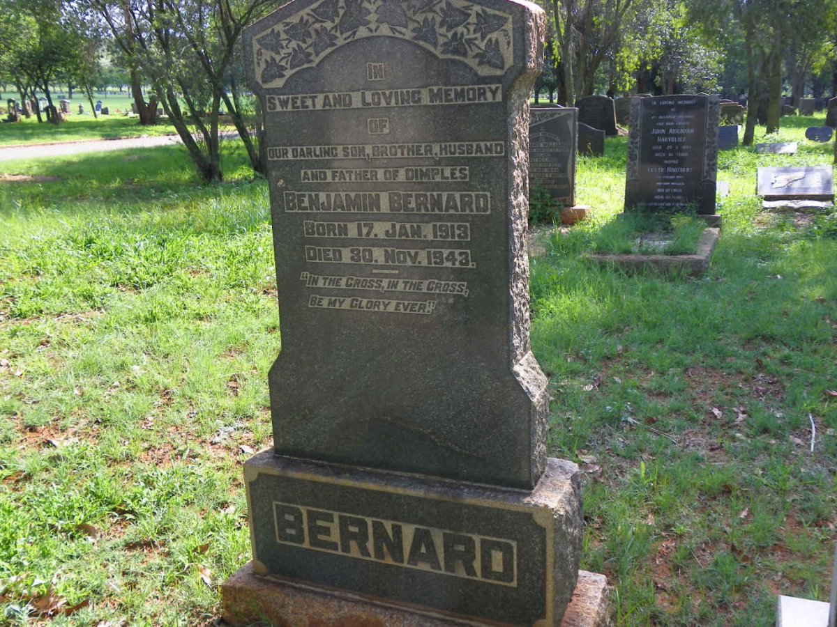 BERNARD Benjamin 1913-1943