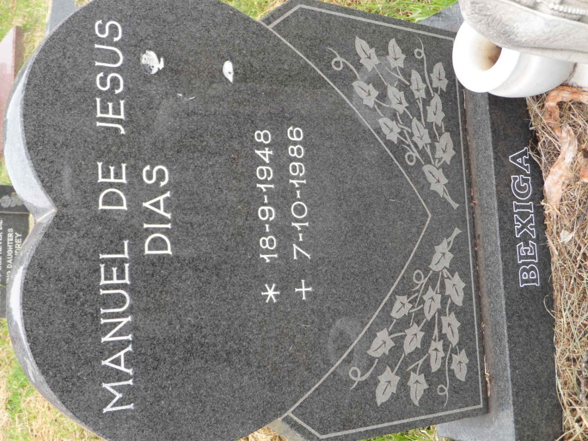 BEXIGA Manuel de Jesus Dias 1948-1986