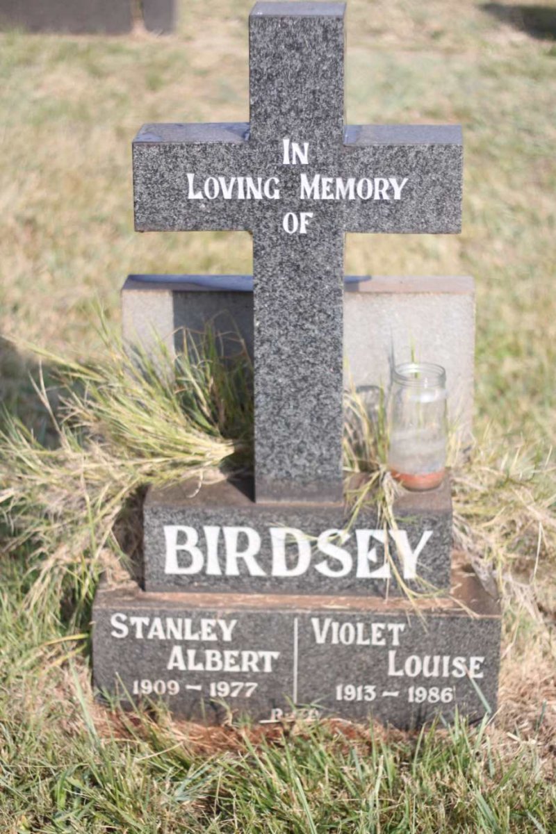 BIRDSEY Stanley Albert 1909-1977 &amp; Violet Louise 1913-1986